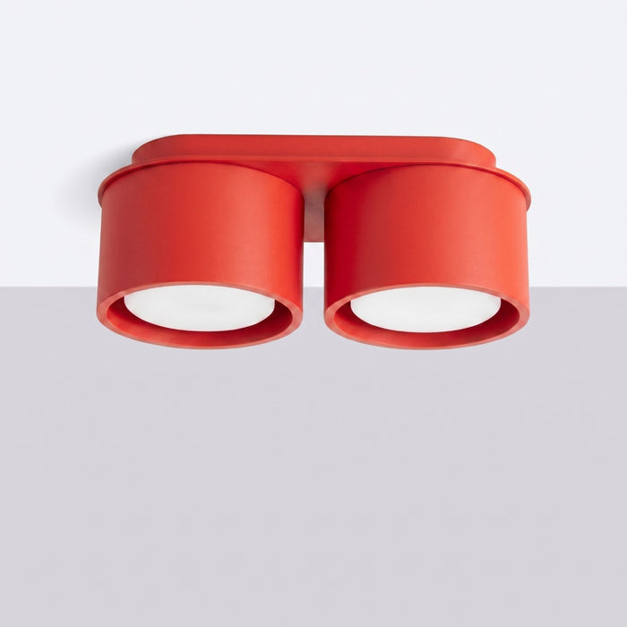 SOLLUX SL.2479 Plafón MODO 2 rojo Gx53