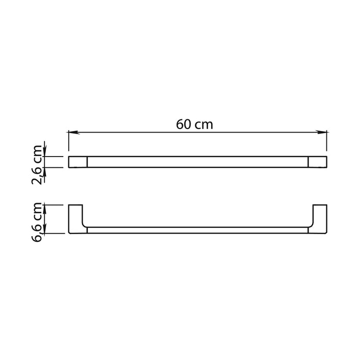 GEDY PI216038000 PIRENEI Toallero Cepillado