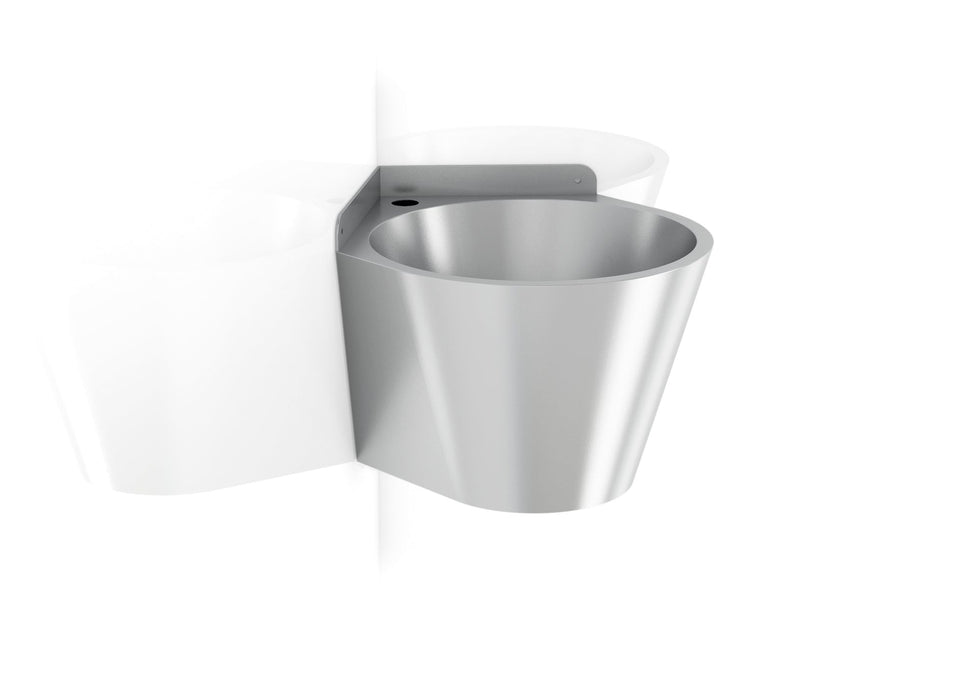 GENWEC GW08 26 04 01 Round corner stainless steel 304 satin finish corner sink Satinated