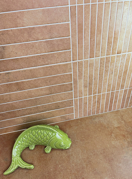 LA PLATERA PENCIL PATIO COTTO 35x35 Azulejo Pasta Blanca