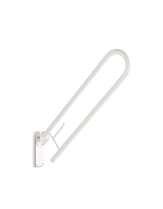 BELTRAN 2895 ASIDEROS Asidero Abatible Antideslizante Con Portarrollos Blanco