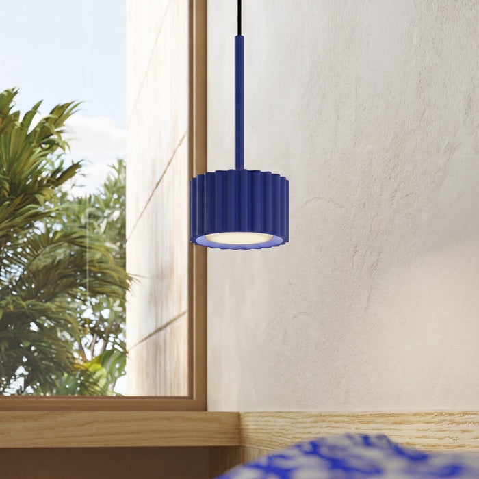 SOLLUX SL.2682 Lámpara colgante AURA 1 ultramarino Gx53