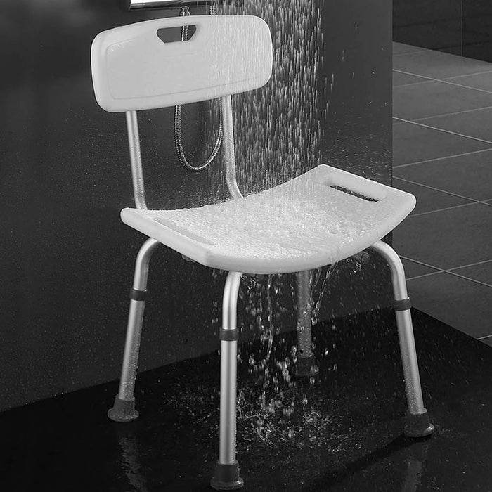 LLAVISAN 830064 Pack Square Shower Chair + 30 Cm Non-Slip Handle