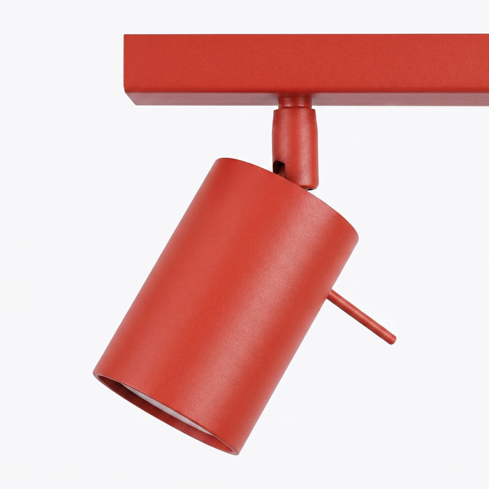 SOLLUX SL.2193 Plafón RING 4L rojo