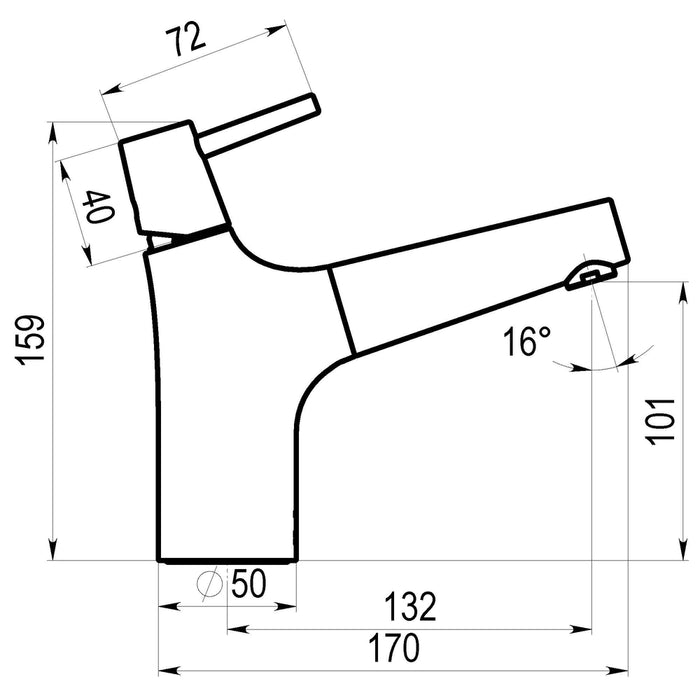 PRESTO 493500E Livra lavabo Cromo