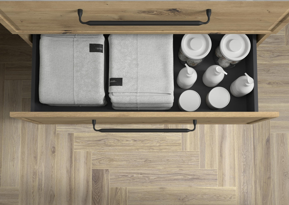 SALGAR 121803 RUNA Mueble+Lavabo TOSCANA 140cm Roble