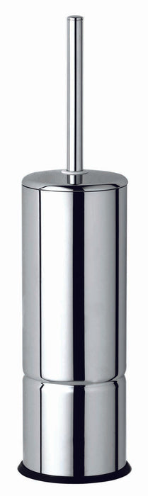 MEDICLINICS ES0010C Escobillero de Baño Latón Cromo Brillo Adosable o Apoyable en el Suelo