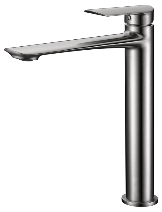 IMEX BDG040-3NQ URAL Grifo de Lavabo Alto Níquel Cepillado