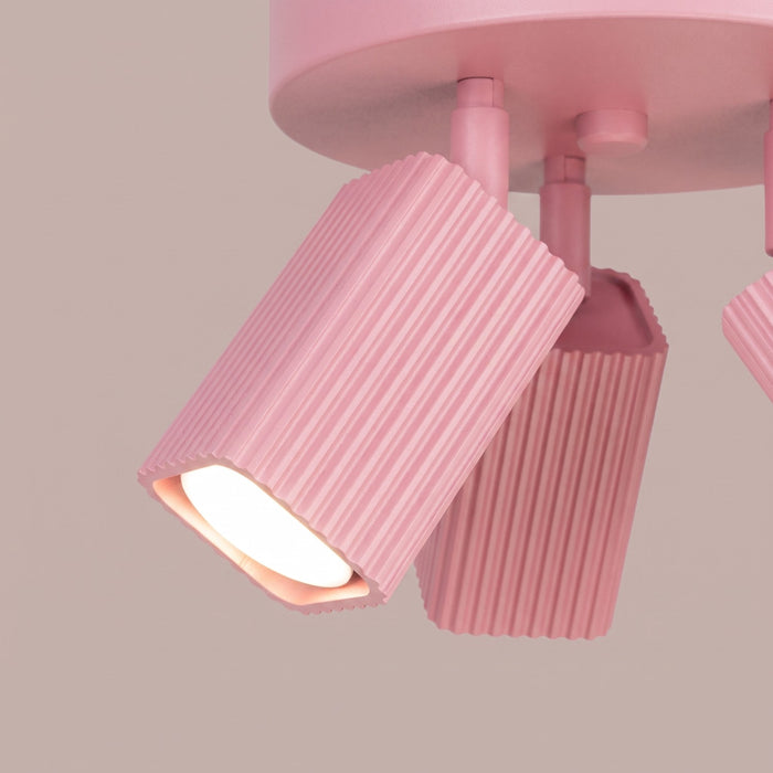 SOLLUX SL.3278 Lámpara De Techo Rayo 3P Rosa