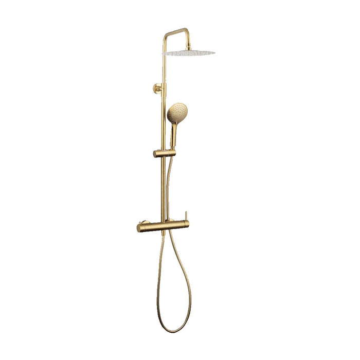 ARCOBAÑ 13CDORC  Columna Ducha Star Oro Cepillado