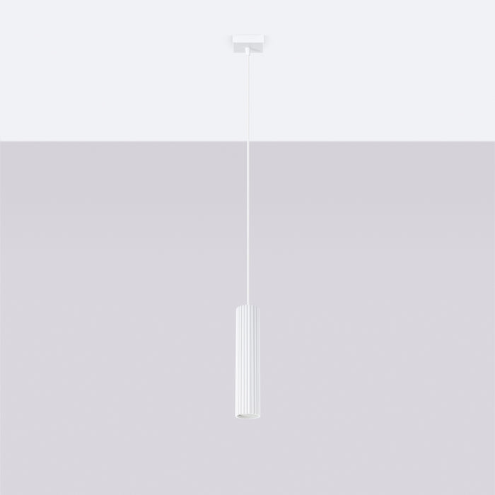 SOLLUX SL.1535 KARBON Lámpara Colgante 1 Blanco