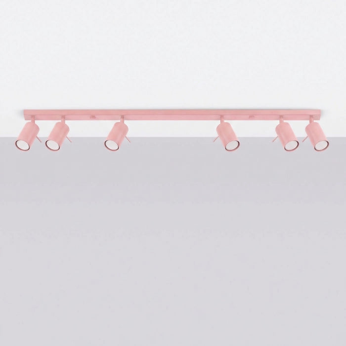 SOLLUX SL.2176 Plafón RING 6L rosa