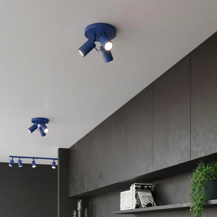 SOLLUX SL.2168 Plafón RING 3P ultramarino
