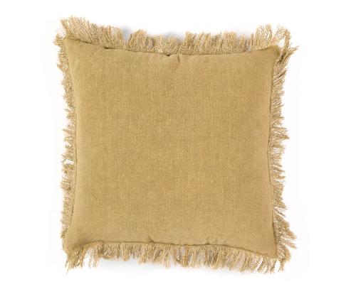 ANDREA HOUSE AX21084 Cojín Mahé Lino Ocre 45X45 Cm