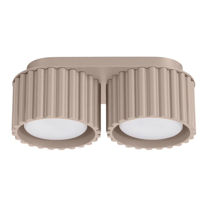 SOLLUX SL.1818 AURA Lámpara De Techo 2 Taupe Gx53