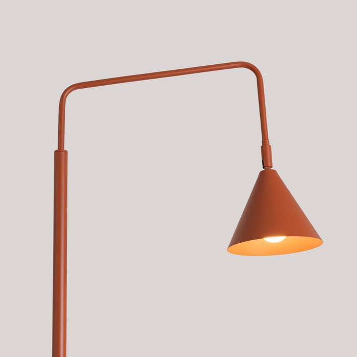 SOLLUX SL.2586 Lámpara de pie NOX ocre rojo