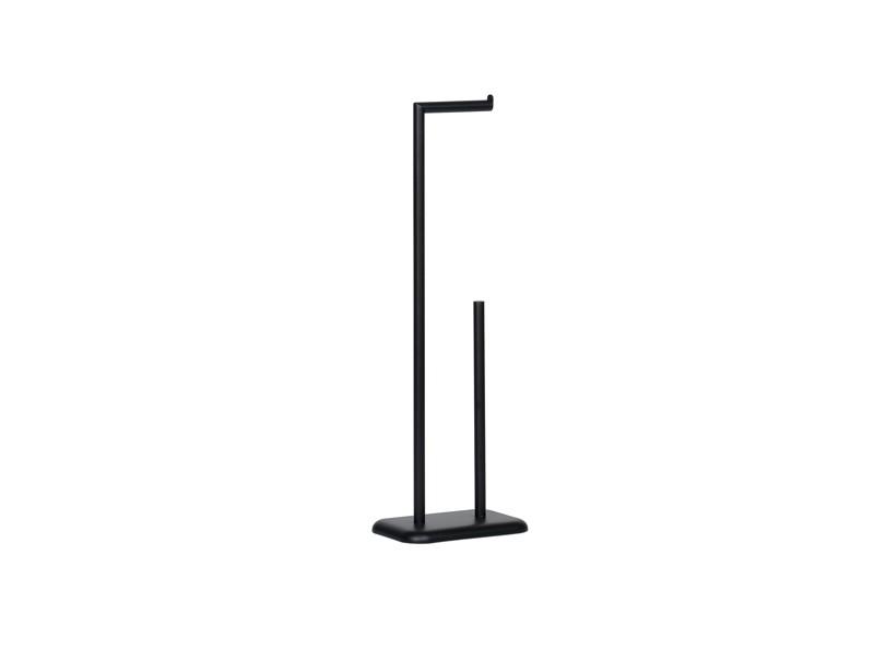 ANDREA HOUSE BA70057 Portarrollo Baño Metal Negro