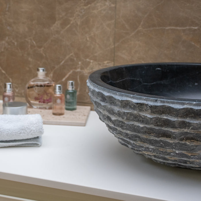 FORZINI FZ-BK/JB-MB-111 NEMESIS Lavabo de mármol Negro
