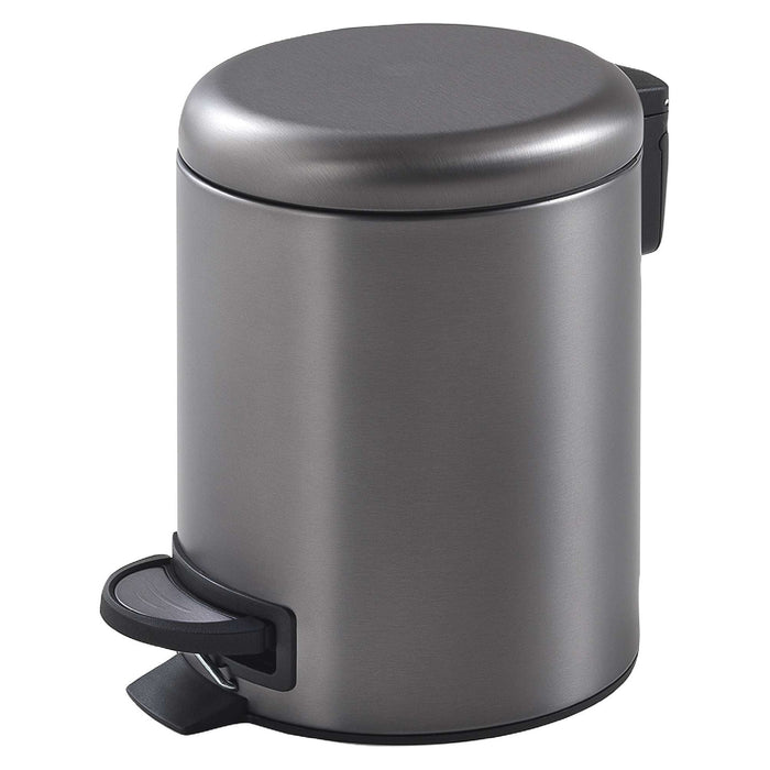 GEDY 33098100000 POTTY Gun Metal Trash Can