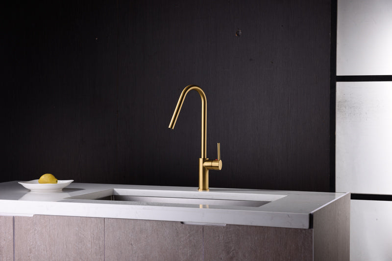 IMEX GCE020/OC KENIA Grifo de Cocina Oro Cepillado