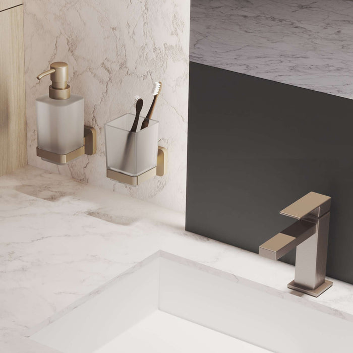 GEDY TO118800100 TONGA Jabonera Oro Mate