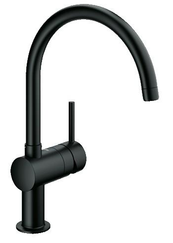 GROHE 32 917 KS0 MINTA Monomando Fregadero Color Negro