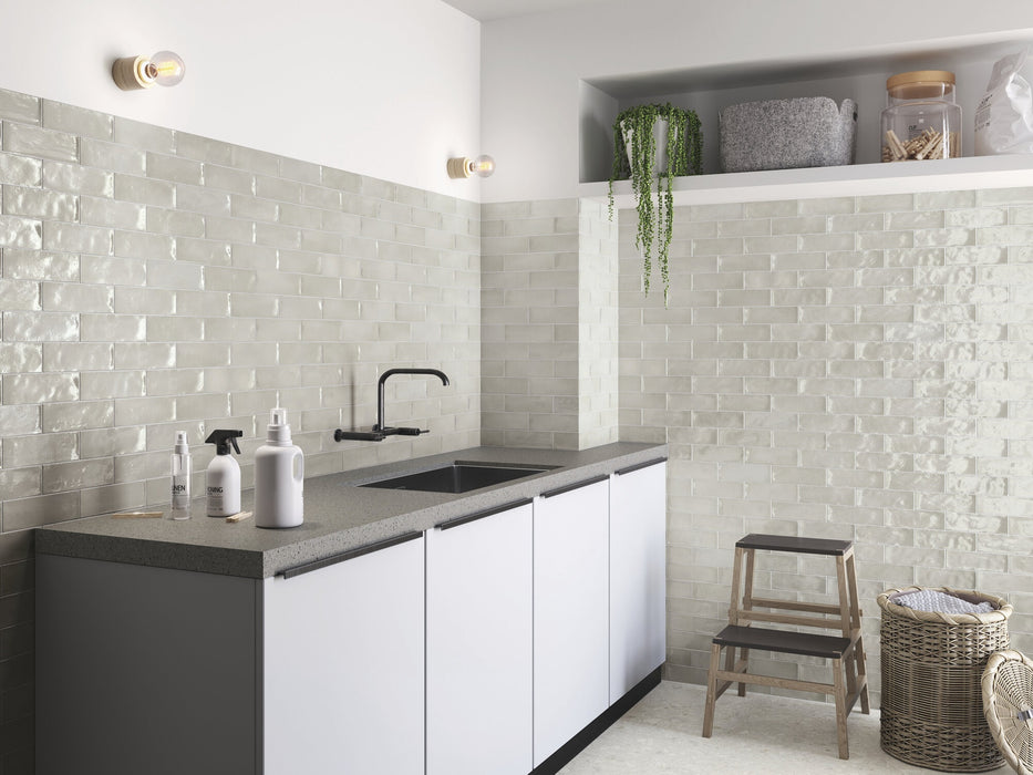 CARMEN A039209 SEVILLE GREY 6,5x20 Azulejo Esmaltado