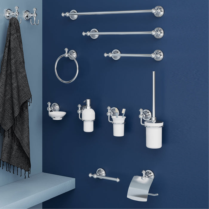 GEDY NV241300000 NEVIS Chrome Toilet Paper Holder