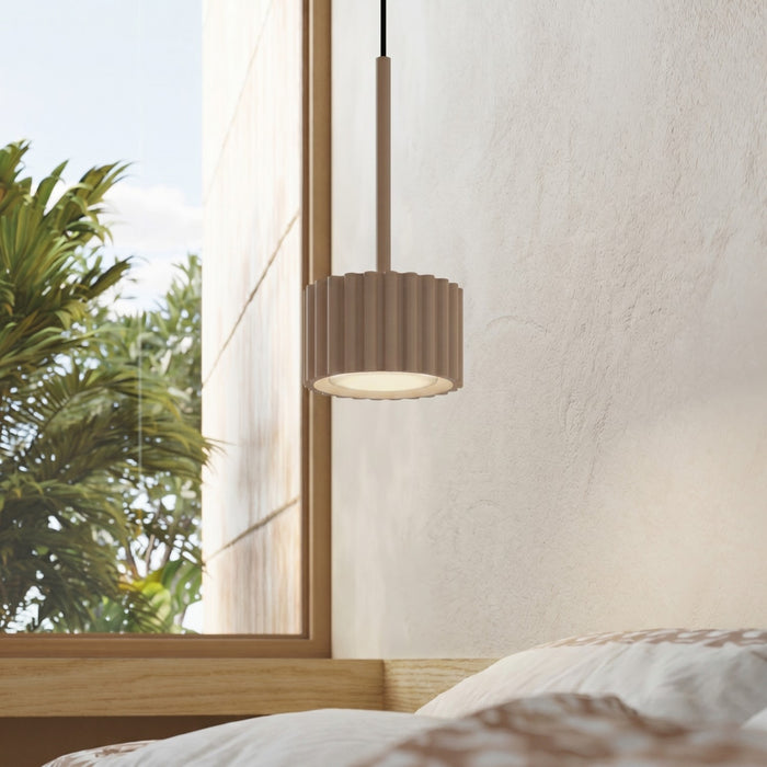 SOLLUX SL.2683 Lámpara colgante AURA 1 topo Gx53
