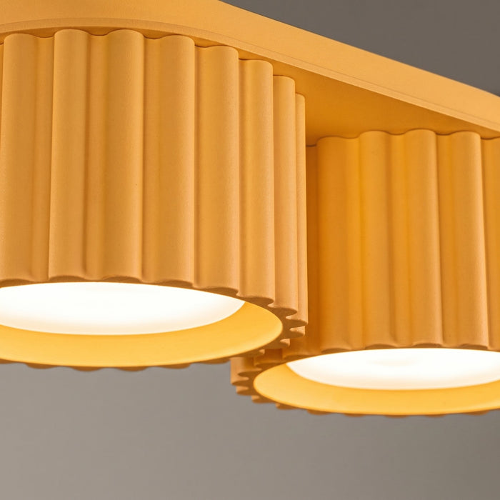 SOLLUX SL.2417 Plafón AURA 2 amarillo Gx53