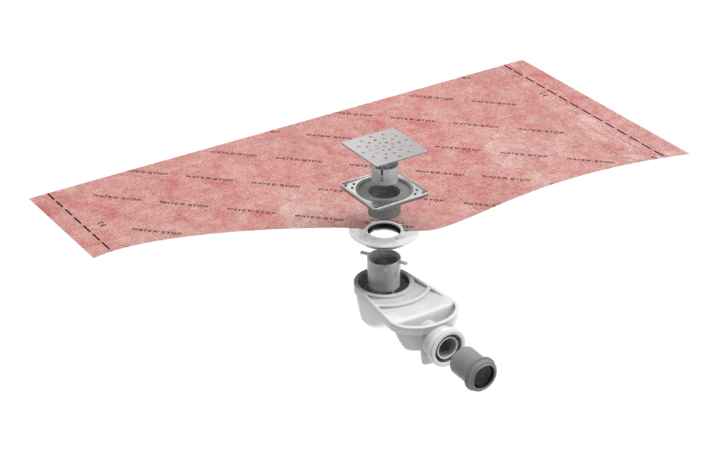 ESTIL GURU IB20016R AIKIT PLUS EVO Drain Siphon Reduced Height Shower