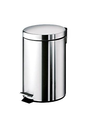GEDY 27091300000 ARGENTA Round 5-liter pedal bin Chrome Gloss
