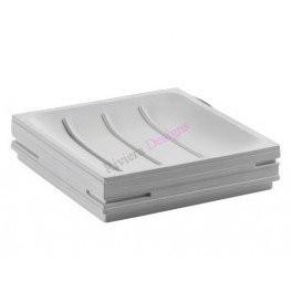 GEDY QU110200300 QUADROTTO Jabonera Blanca