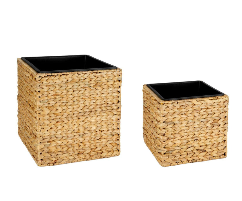 ANDREA HOUSE AX22213 Set 2 Maceteros Jacinto Agua 36,5x36,5x37