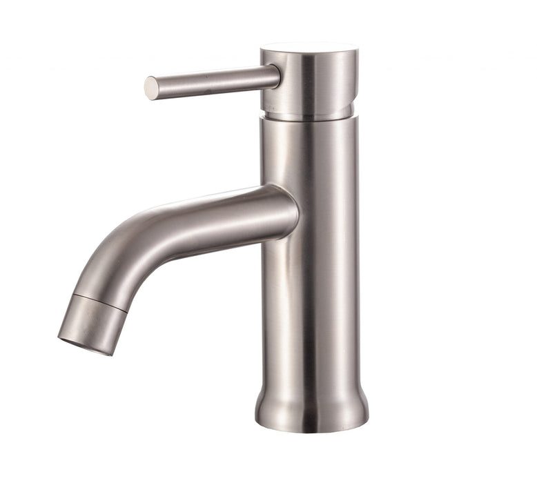 ARCOBAÑ 62AI333  Monomando Lavabo Acero I. Curvo