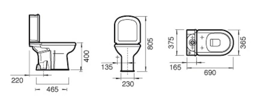 SANITANA REGINA Inodoro Completo Blanco