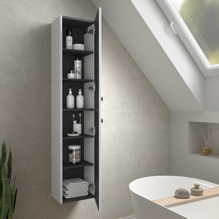 SALGAR 122027 RUNA Columna de baño 30cm Blanco Mate