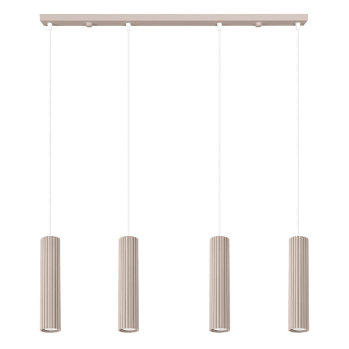 SOLLUX SL.2007 Lámpara Colgante Karbon 4L Taupe