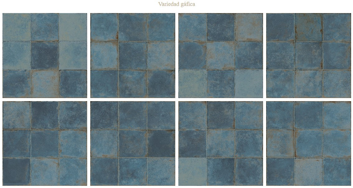 LA PLATERA KUBE KUR TURQUOISE 45x45 Porcelánico Esmaltado