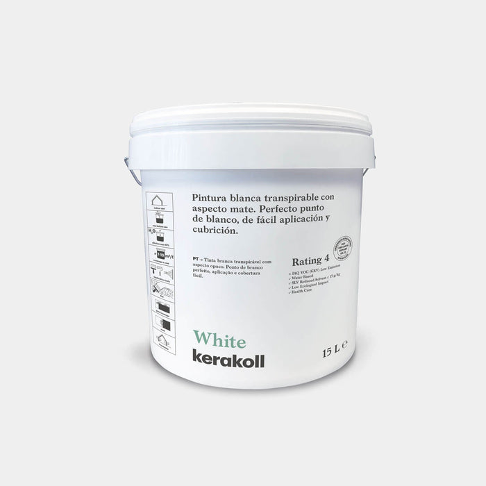 KERAKOLL 75443 WHITE White Paint 15 l