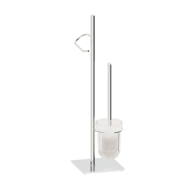 BELTRAN 19622 CASTELLON Escobillero Portarrollo Inox B/Metal Cuadrada