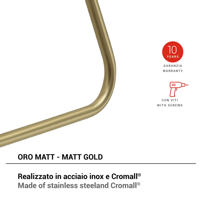 GEDY TN708800000 TONALE Toallero Aro Oro Mate