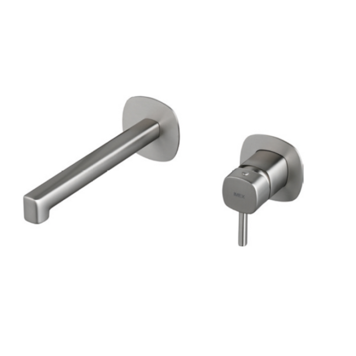 IMEX GLT064/NQ TOSCANA-AREZZO Monomando Lavabo Empotrado Niquel