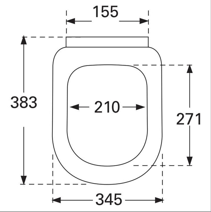 VILLEROY & BOCH 9M66 61 01 SUBWAY Tapa Asiento Inodoro Compact Blanco