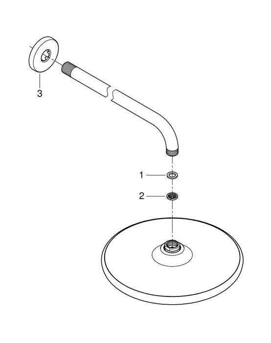 GROHE 23 989 003 EUROSMART Monomando de lavabo 1/2" tamaño M cromo