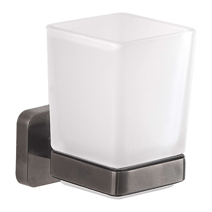 GEDY TO108100100 TONGA Toothbrush Holder Gun Metal