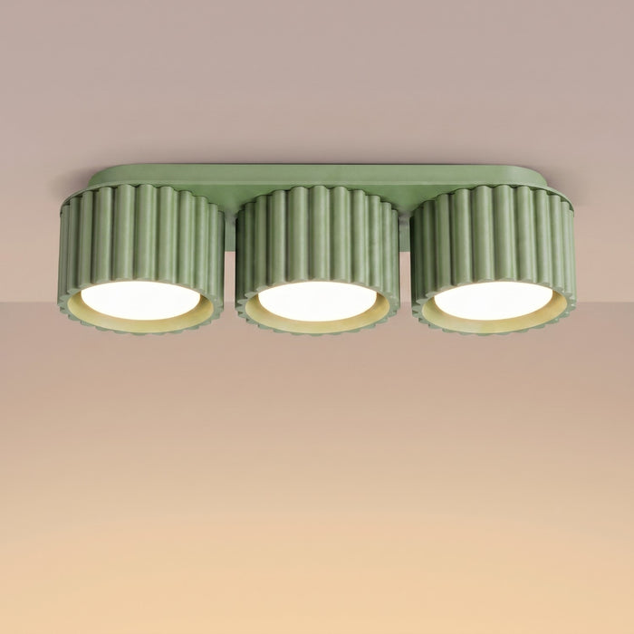 SOLLUX SL.2639 Plafón AURA 3 salvia Gx53