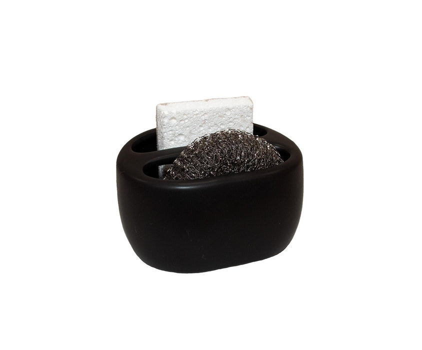 ANDREA HOUSE CC26096 Soporte Esponja Cerámica Negro