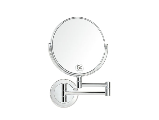 ANDREA HOUSE BA5014 Espejo de Pared Redondo 5 Aumentos Extensible Cromado 7 a 10 Días Andrea House 