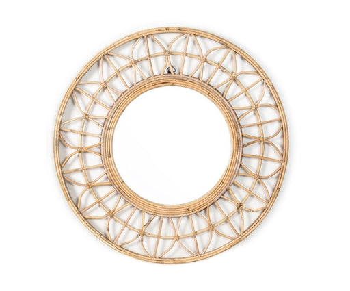 ANDREA HOUSE AX70238 Espejo Pared Redondo Ratán y Madera 7 a 10 Días Andrea House 